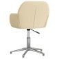 vidaXL Esszimmerstühle 2 Stk. Drehbar Creme Stoff vidaXL Esszimmerstühle 2 Stk. Drehbar Creme Stoff