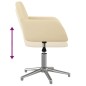 vidaXL Esszimmerstühle 2 Stk. Drehbar Creme Stoff vidaXL Esszimmerstühle 2 Stk. Drehbar Creme Stoff