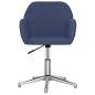 vidaXL Bürostuhl Drehbar Blau Stoff vidaXL Bürostuhl Drehbar Blau Stoff
