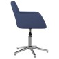 vidaXL Bürostuhl Drehbar Blau Stoff vidaXL Bürostuhl Drehbar Blau Stoff