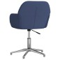 vidaXL Bürostuhl Drehbar Blau Stoff vidaXL Bürostuhl Drehbar Blau Stoff