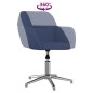 vidaXL Bürostuhl Drehbar Blau Stoff vidaXL Bürostuhl Drehbar Blau Stoff