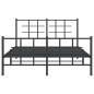 vidaXL Bettgestell mit Kopf- und Fußteil Metall Schwarz 140x200 cm vidaXL Bettgestell mit Kopf- und Fußteil Metall Schwarz 140x200 cm
