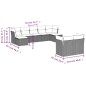 vidaXL 9-tlg. Garten-Sofagarnitur mit Kissen Braun Poly Rattan vidaXL 9-tlg. Garten-Sofagarnitur mit Kissen Braun Poly Rattan