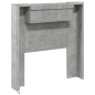 vidaXL LED-Kopfteil mit Ablagen Betongrau 100x16,5x103,5 cm vidaXL LED-Kopfteil mit Ablagen Betongrau 100x16,5x103,5 cm