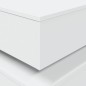 vidaXL Couchtisch mit LED-Leuchten Weiß 50x50x40 cm vidaXL Couchtisch mit LED-Leuchten Weiß 50x50x40 cm