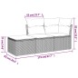 vidaXL 3-tlg. Garten-Sofagarnitur mit Kissen Braun Poly Rattan vidaXL 3-tlg. Garten-Sofagarnitur mit Kissen Braun Poly Rattan