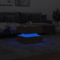 vidaXL Couchtisch mit LED-Leuchten Sonoma-Eiche 50x50x40 cm vidaXL Couchtisch mit LED-Leuchten Sonoma-Eiche 50x50x40 cm