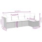 vidaXL 5-tlg. Garten-Sofagarnitur mit Kissen Braun Poly Rattan vidaXL 5-tlg. Garten-Sofagarnitur mit Kissen Braun Poly Rattan