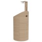vidaXL Gartendusche Beige 100x100x241,5 cm Poly Rattan Akazienholz vidaXL Gartendusche Beige 100x100x241,5 cm Poly Rattan Akazienholz