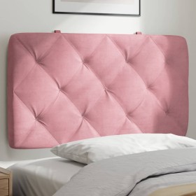 vidaXL Kopfteil-Kissen Rosa 90 cm Samt