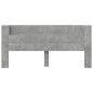 vidaXL LED-Kopfteil mit Ablage Betongrau 200x16,5x103,5 cm vidaXL LED-Kopfteil mit Ablage Betongrau 200x16,5x103,5 cm