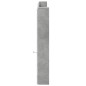 vidaXL LED-Kopfteil mit Ablage Betongrau 200x16,5x103,5 cm vidaXL LED-Kopfteil mit Ablage Betongrau 200x16,5x103,5 cm