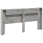 vidaXL LED-Kopfteil mit Ablage Betongrau 200x16,5x103,5 cm vidaXL LED-Kopfteil mit Ablage Betongrau 200x16,5x103,5 cm