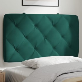 vidaXL Kopfteil-Kissen Dunkelgrün 90 cm Samt