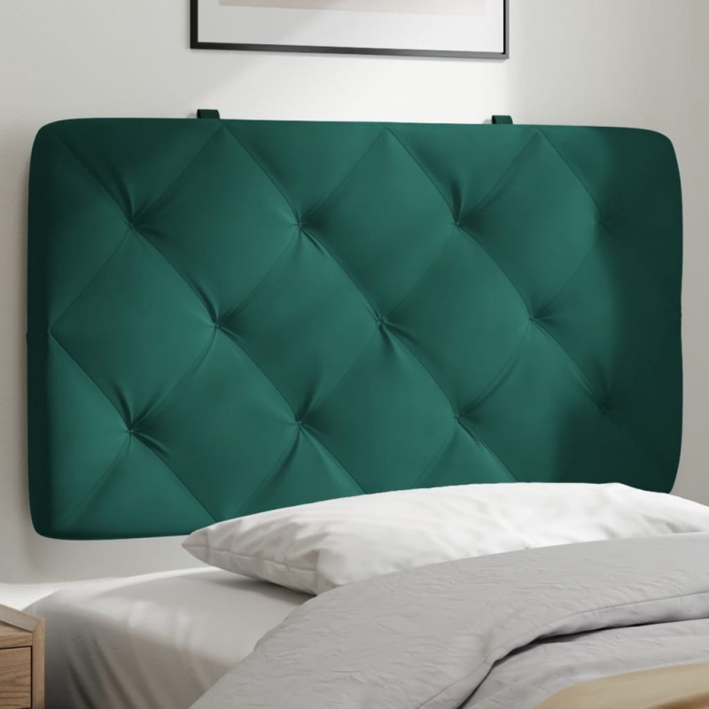 vidaXL Kopfteil-Kissen Dunkelgrün 90 cm Samt vidaXL Kopfteil-Kissen Dunkelgrün 90 cm Samt