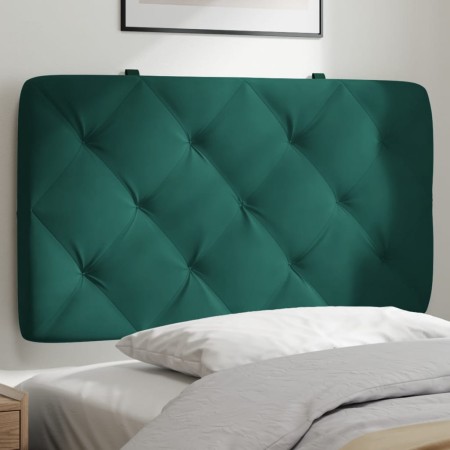 vidaXL Kopfteil-Kissen Dunkelgrün 90 cm Samt