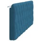 vidaXL Kopfteil-Kissen Blau 200 cm Samt