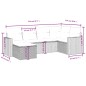 vidaXL 6-tlg. Garten-Sofagarnitur mit Kissen Braun Poly Rattan vidaXL 6-tlg. Garten-Sofagarnitur mit Kissen Braun Poly Rattan