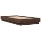 vidaXL Bettgestell Braun Eichen-Optik 75x190 cm Holzwerkstoff vidaXL Bettgestell Braun Eichen-Optik 75x190 cm Holzwerkstoff