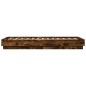 vidaXL Bettgestell Räuchereiche 75x190 cm Holzwerkstoff vidaXL Bettgestell Räuchereiche 75x190 cm Holzwerkstoff
