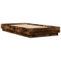 vidaXL Bettgestell Räuchereiche 75x190 cm Holzwerkstoff vidaXL Bettgestell Räuchereiche 75x190 cm Holzwerkstoff