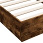 vidaXL Bettgestell Räuchereiche 75x190 cm Holzwerkstoff vidaXL Bettgestell Räuchereiche 75x190 cm Holzwerkstoff