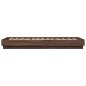 vidaXL Bettgestell Braun Eichen-Optik 100x200 cm Holzwerkstoff vidaXL Bettgestell Braun Eichen-Optik 100x200 cm Holzwerkstoff
