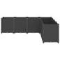 vidaXL Pflanzkübel Schwarz 160x160x53 cm PP vidaXL Pflanzkübel Schwarz 160x160x53 cm PP