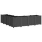 vidaXL Pflanzkübel Schwarz 160x160x53 cm PP vidaXL Pflanzkübel Schwarz 160x160x53 cm PP