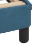 vidaXL Bettgestell mit LED-Leuchten Blau 200x200 cm Samt vidaXL Bettgestell mit LED-Leuchten Blau 200x200 cm Samt