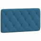 vidaXL Bettgestell mit Kopfteil Blau 100x200 cm Samt vidaXL Bettgestell mit Kopfteil Blau 100x200 cm Samt