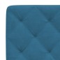 vidaXL Bettgestell mit Kopfteil Blau 100x200 cm Samt vidaXL Bettgestell mit Kopfteil Blau 100x200 cm Samt