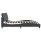 vidaXL Bettgestell mit Kopfteil Dunkelgrau 200x200 cm Samt vidaXL Bettgestell mit Kopfteil Dunkelgrau 200x200 cm Samt