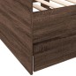 vidaXL Tagesbett Schubladen Braun Eiche-Optik 90x200 cm Holzwerkstoff vidaXL Tagesbett Schubladen Braun Eiche-Optik 90x200 cm Holzwerkstoff