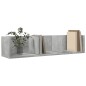 vidaXL Wandschränke 2 Stk. Betongrau 75x18x16,5 cm Holzwerkstoff vidaXL Wandschränke 2 Stk. Betongrau 75x18x16,5 cm Holzwerkstoff