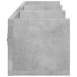 vidaXL Wandschränke 2 Stk. Betongrau 75x18x16,5 cm Holzwerkstoff vidaXL Wandschränke 2 Stk. Betongrau 75x18x16,5 cm Holzwerkstoff