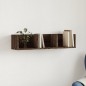 vidaXL Wandschrank Braun Eichen-Optik 75x18x16,5 cm Holzwerkstoff vidaXL Wandschrank Braun Eichen-Optik 75x18x16,5 cm Holzwerkstoff