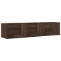vidaXL Wandschrank Braun Eichen-Optik 75x18x16,5 cm Holzwerkstoff vidaXL Wandschrank Braun Eichen-Optik 75x18x16,5 cm Holzwerkstoff