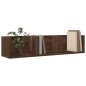 vidaXL Wandschrank Braun Eichen-Optik 75x18x16,5 cm Holzwerkstoff vidaXL Wandschrank Braun Eichen-Optik 75x18x16,5 cm Holzwerkstoff