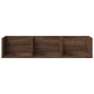 vidaXL Wandschrank Braun Eichen-Optik 75x18x16,5 cm Holzwerkstoff vidaXL Wandschrank Braun Eichen-Optik 75x18x16,5 cm Holzwerkstoff