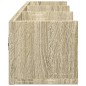 vidaXL Wandschränke 2 Stk. Sonoma-Eiche 75x18x16,5 cm Holzwerkstoff vidaXL Wandschränke 2 Stk. Sonoma-Eiche 75x18x16,5 cm Holzwerkstoff