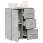 vidaXL Sideboard Betongrau 60x31x70 cm Holzwerkstoff vidaXL Sideboard Betongrau 60x31x70 cm Holzwerkstoff