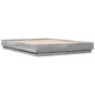 vidaXL Bettgestell Grau Sonoma 120x190 cm Holzwerkstoff vidaXL Bettgestell Grau Sonoma 120x190 cm Holzwerkstoff