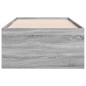vidaXL Tagesbett mit Schubladen Grau Sonoma 90x200 cm Holzwerkstoff vidaXL Tagesbett mit Schubladen Grau Sonoma 90x200 cm Holzwerkstoff