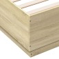 vidaXL Bettgestell Sonoma-Eiche 180x200 cm Holzwerkstoff vidaXL Bettgestell Sonoma-Eiche 180x200 cm Holzwerkstoff