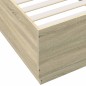 vidaXL Bettgestell Sonoma-Eiche 90x200 cm Holzwerkstoff vidaXL Bettgestell Sonoma-Eiche 90x200 cm Holzwerkstoff