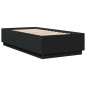 vidaXL Bettgestell Schwarz 75x190 cm Holzwerkstoff vidaXL Bettgestell Schwarz 75x190 cm Holzwerkstoff
