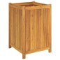 vidaXL Pflanzkübel mit Einlage 50x50x75 cm Massivholz Akazie