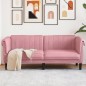vidaXL Sofa 2-Sitzer Rosa Samt vidaXL Sofa 2-Sitzer Rosa Samt